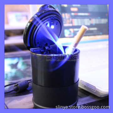 Portable 4s Blue LED Lighting Car Ashtray Promotion Gift Smoking Car